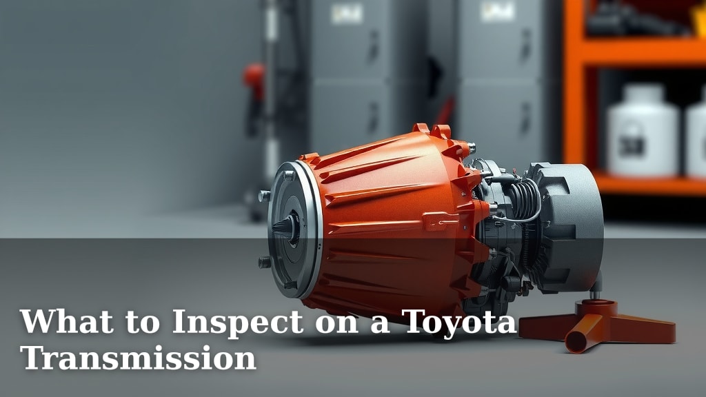What to Inspect on a Toyota Transmission