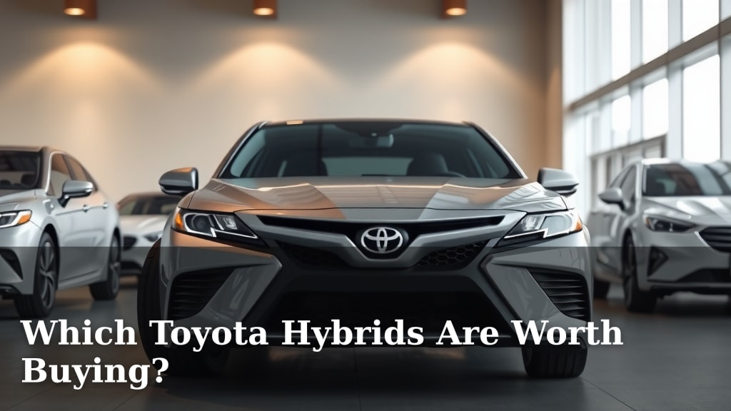 Which Toyota Hybrids Are Worth Buying?