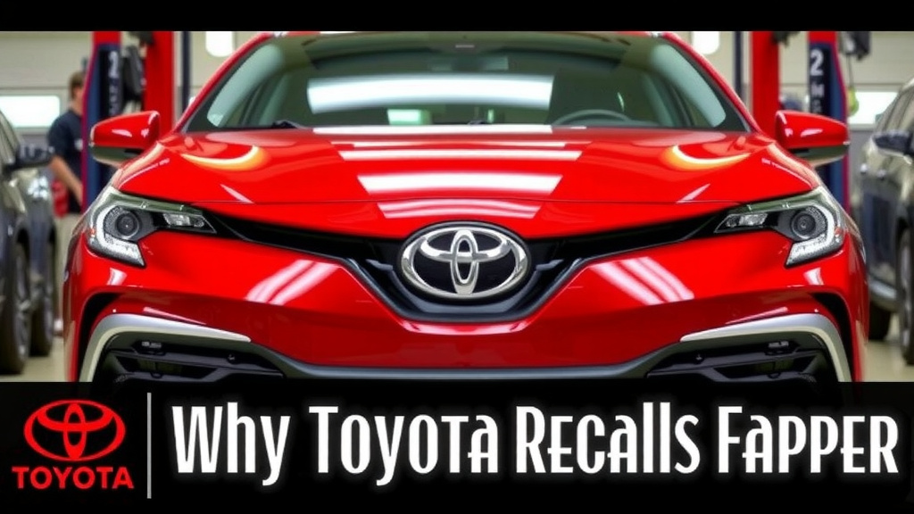 Understanding Why Toyota Issues Vehicle Recalls