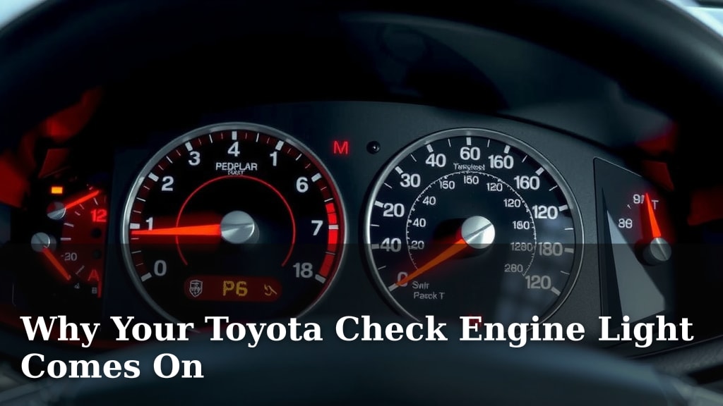 Why Your Toyota Check Engine Light Comes On