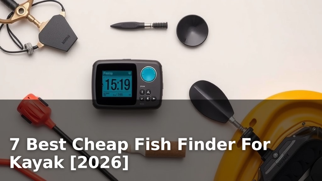 7 Best Cheap Fish Finder For Kayak [2026]