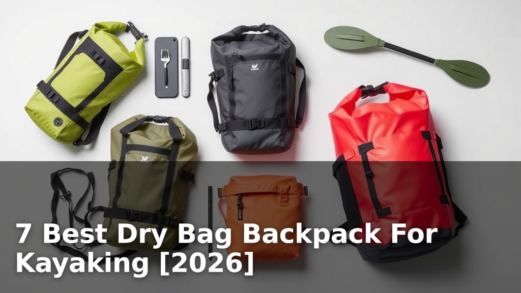 7 Best Dry Bag Backpack For Kayaking [2026]