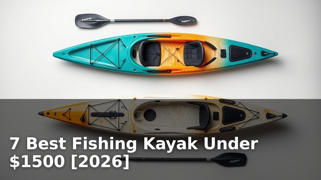7 Best Fishing Kayak Under $1500 [2026]