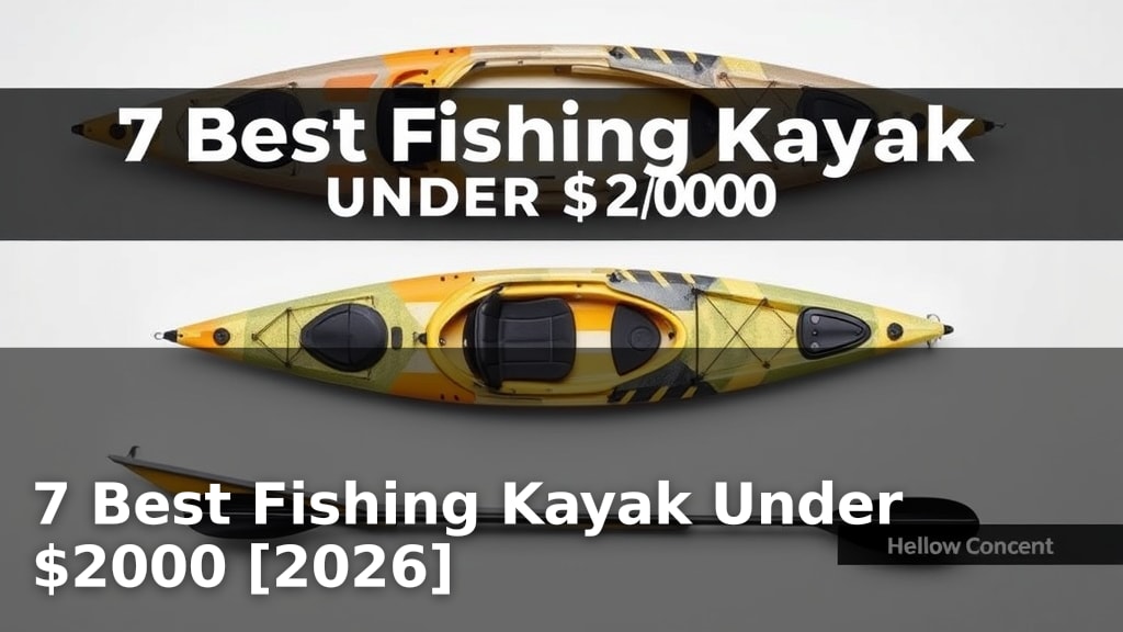 7 Best Fishing Kayak Under $2000 [2026]