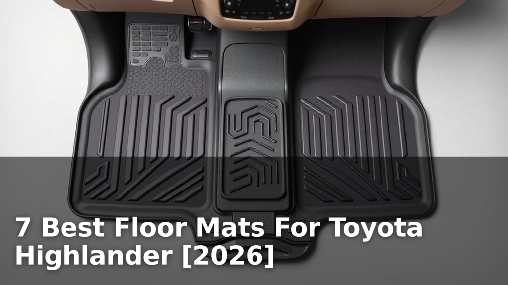 7 Best Floor Mats For Toyota Highlander [2026]