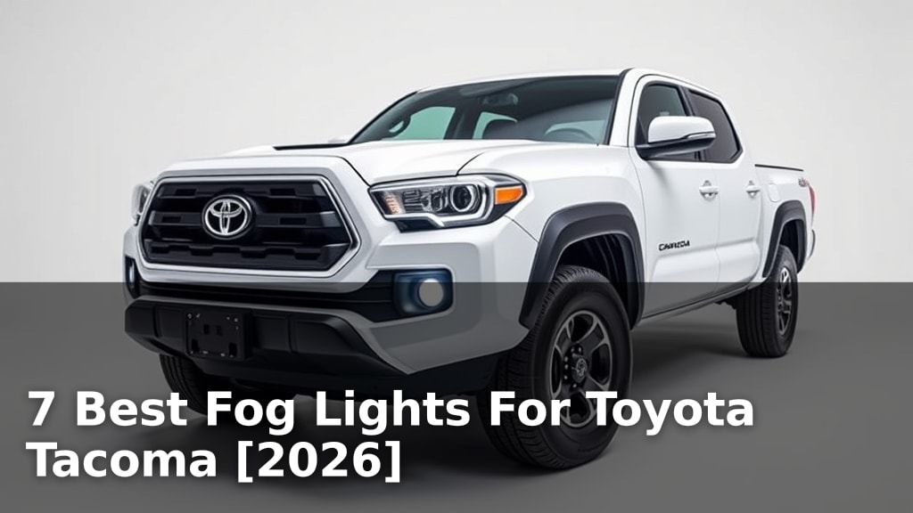 7 Best Fog Lights For Toyota Tacoma [2026]