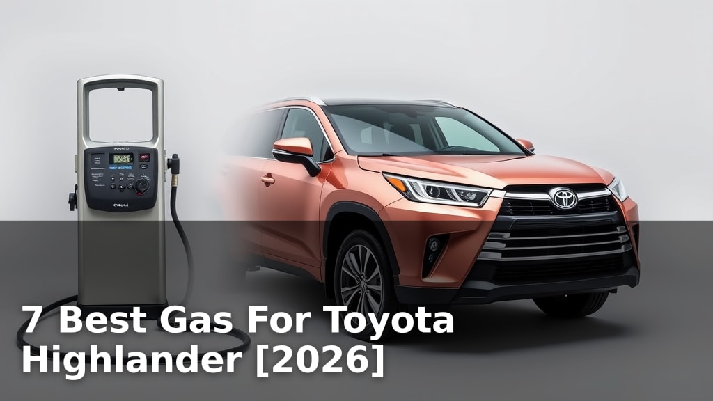 7 Best Gas For Toyota Highlander [2026]