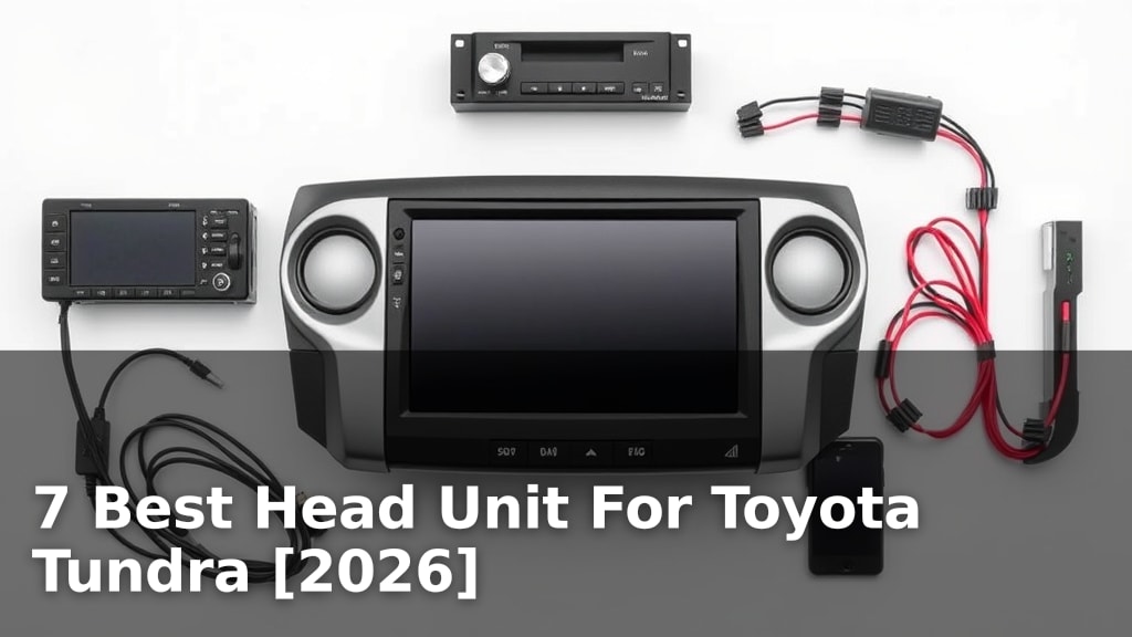7 Best Head Unit For Toyota Tundra [2026]