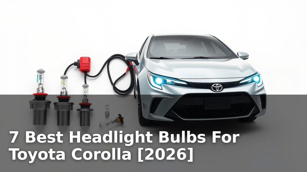 7 Best Headlight Bulbs For Toyota Corolla [2026]