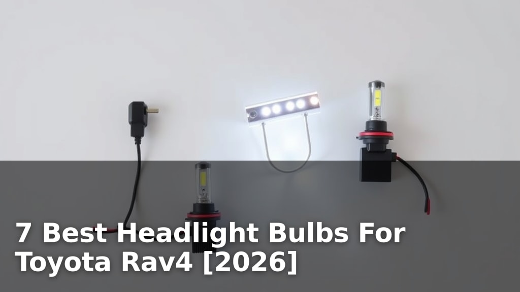 7 Best Headlight Bulbs For Toyota Rav4 [2026]