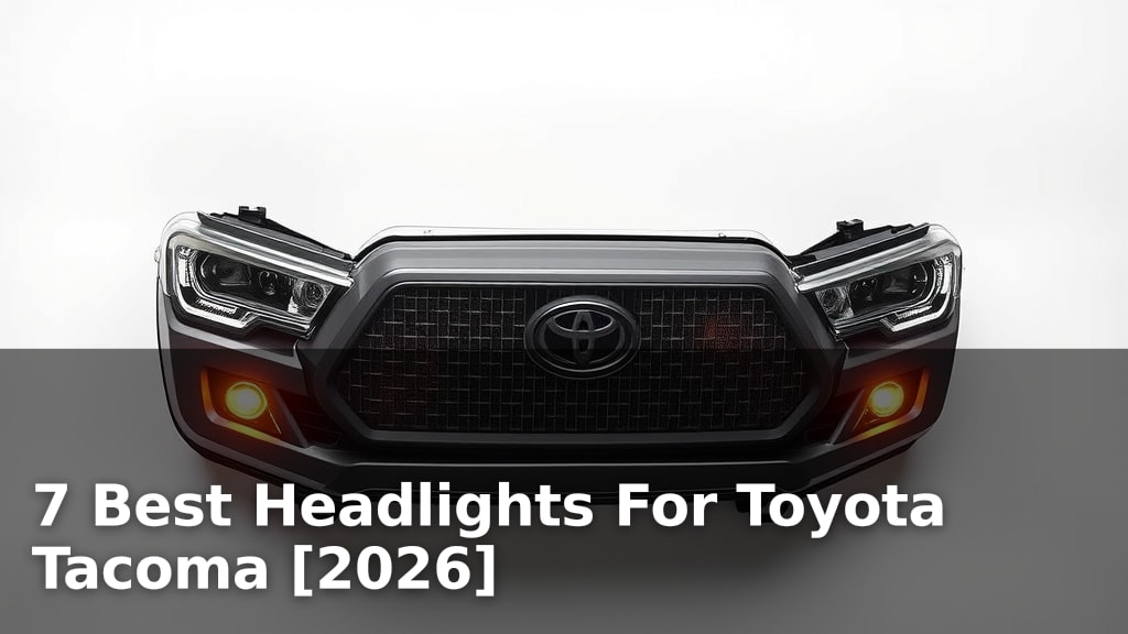 7 Best Headlights For Toyota Tacoma [2026]