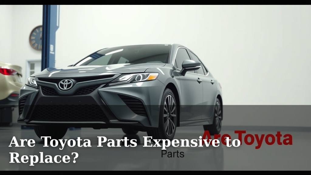 Are Toyota Parts Expensive to Replace?