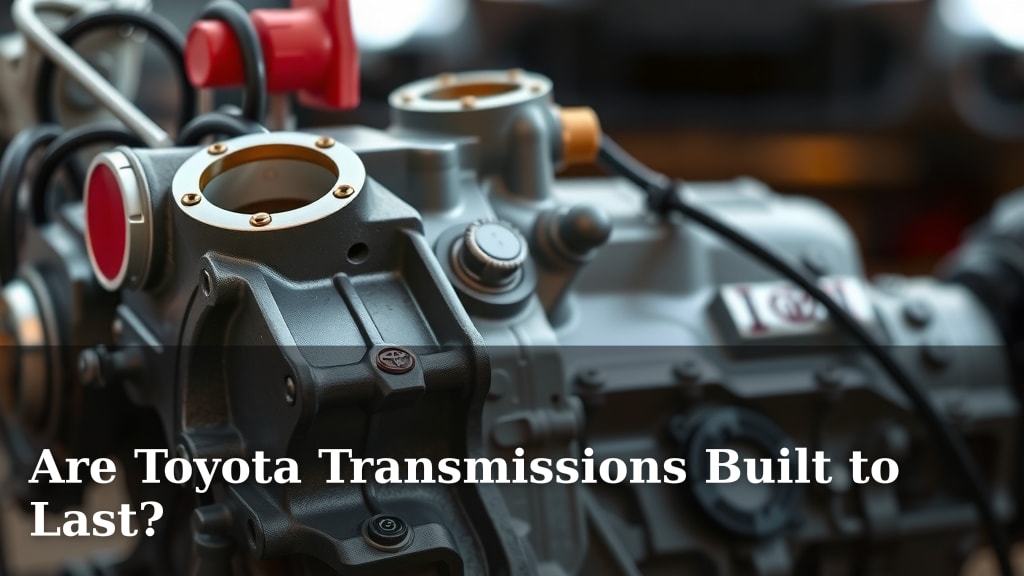 Are Toyota Transmissions Built to Last?