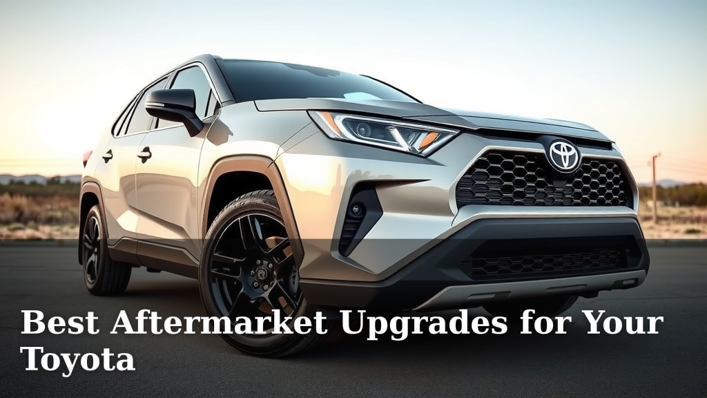 Best Aftermarket Upgrades for Your Toyota