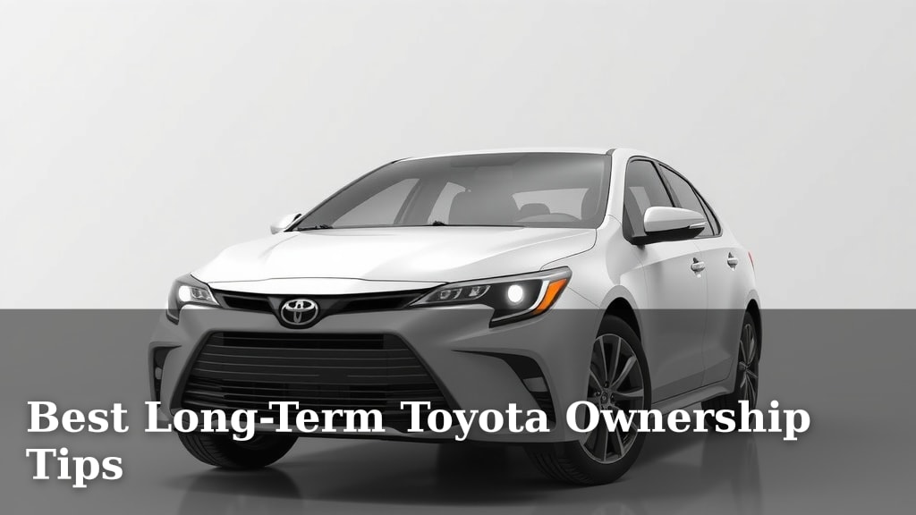 Best Long-Term Toyota Ownership Tips