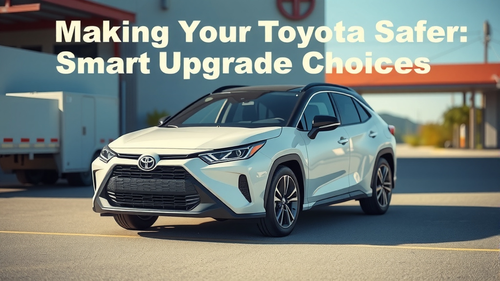Making Your Toyota Safer: Smart Upgrade Choices