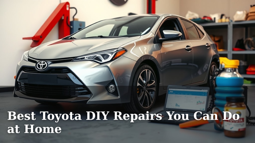 Best Toyota DIY Repairs You Can Do at Home