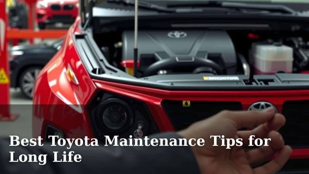 Best Toyota Maintenance Tips for Long Life