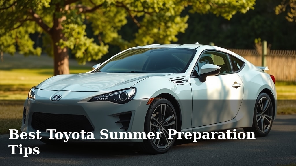 Best Toyota Summer Preparation Tips