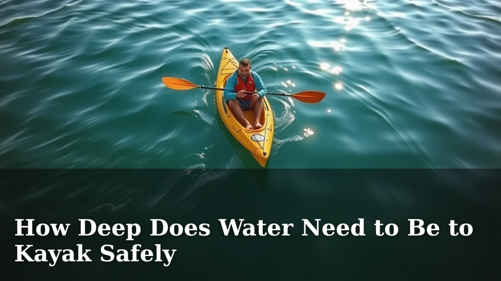 How Deep Does Water Need to Be to Kayak Safely