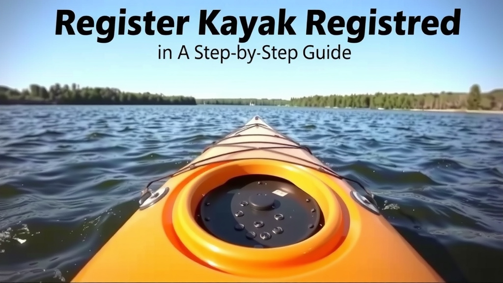Getting Your Kayak Registered in Pennsylvania