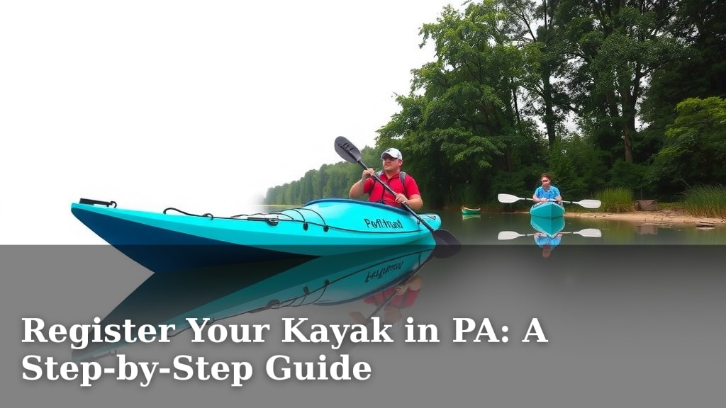 Register Your Kayak in PA: A Step-by-Step Guide