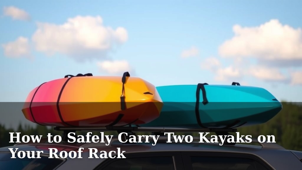 How to Safely Carry Two Kayaks on Your Roof Rack
