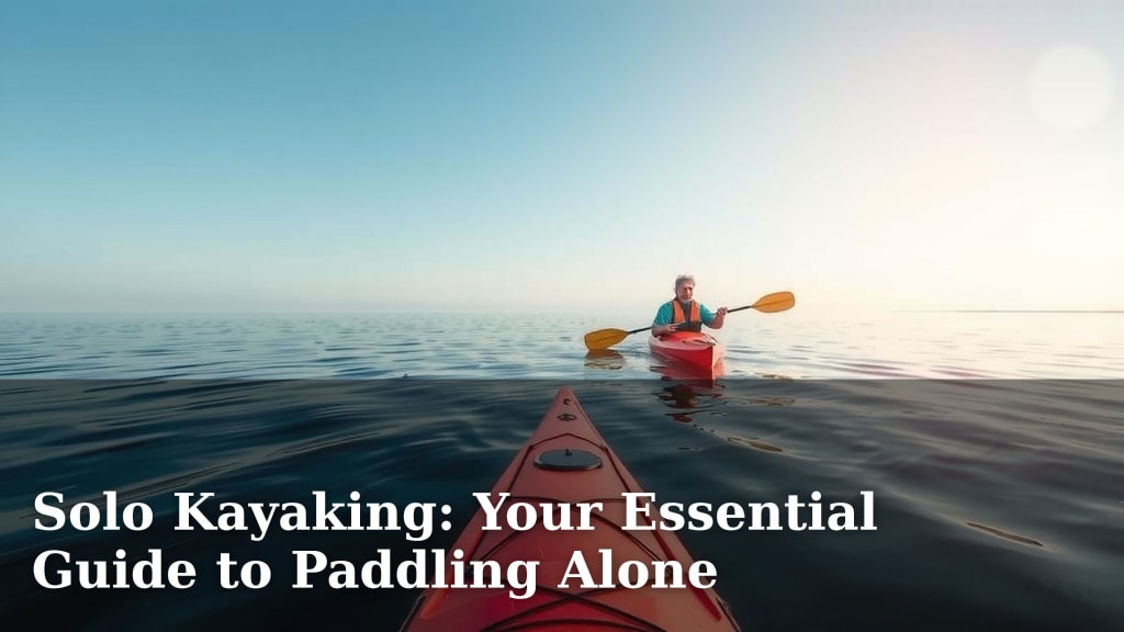 Solo Kayaking: Your Essential Guide to Paddling Alone