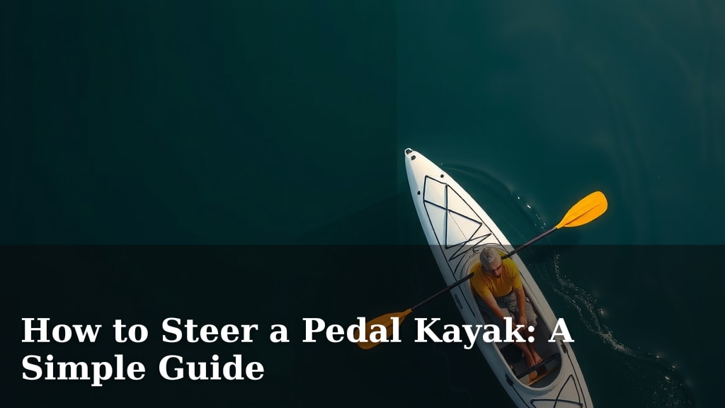 How to Steer a Pedal Kayak: A Simple Guide
