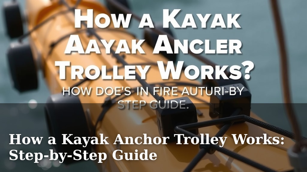 How a Kayak Anchor Trolley Works: Step-by-Step Guide