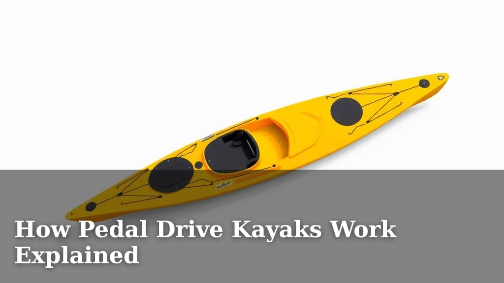 How Pedal Drive Kayaks Work Explained