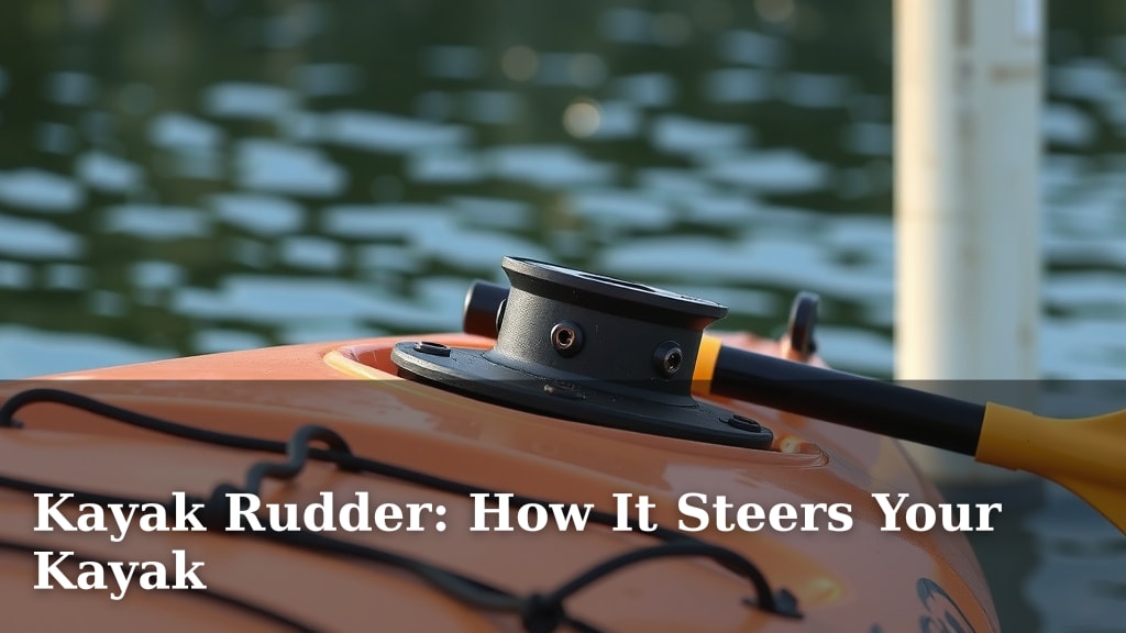 Kayak Rudder: How It Steers Your Kayak