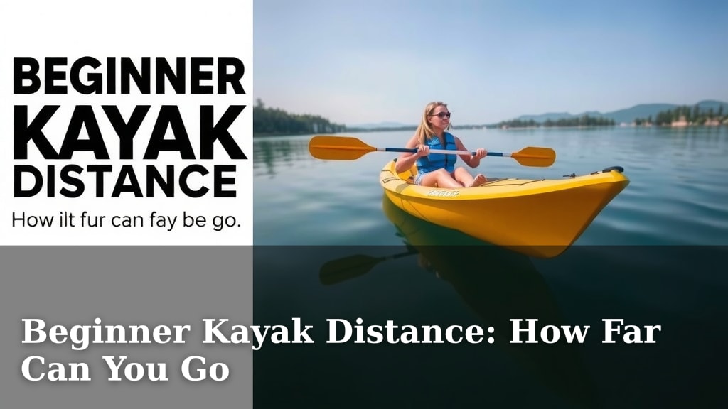 Beginner Kayak Distance: How Far Can You Go