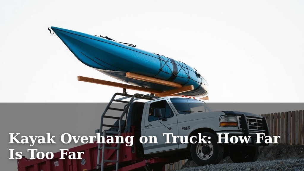 Kayak Overhang on Truck: How Far Is Too Far