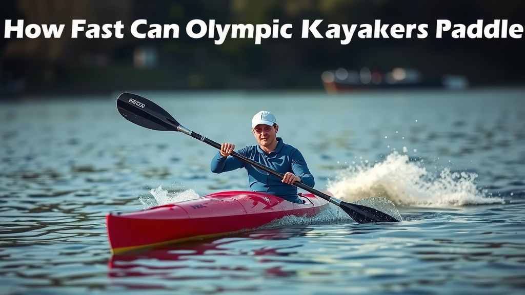 How Fast Can Olympic Kayakers Paddle?