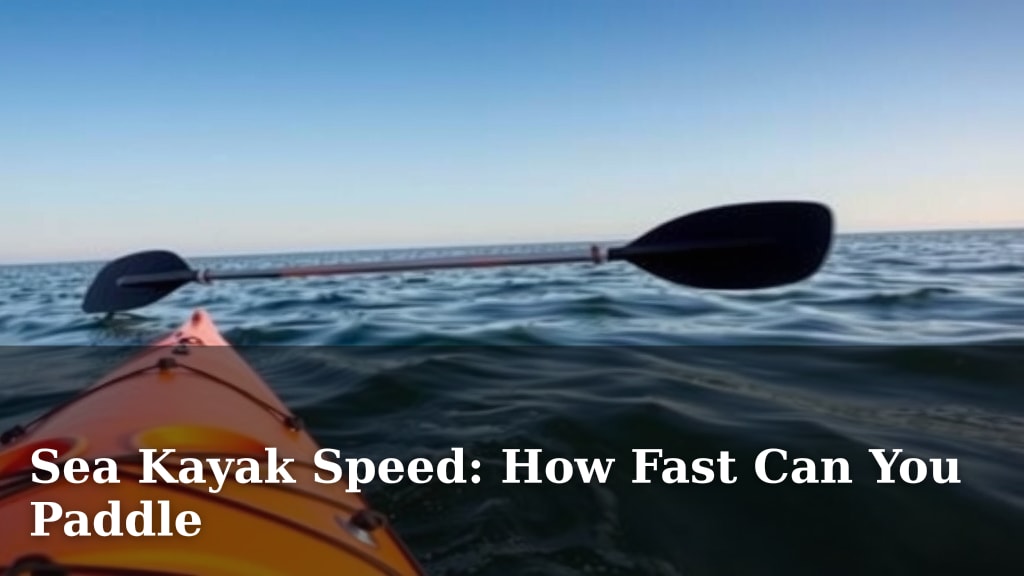 Sea Kayak Speed: How Fast Can You Paddle