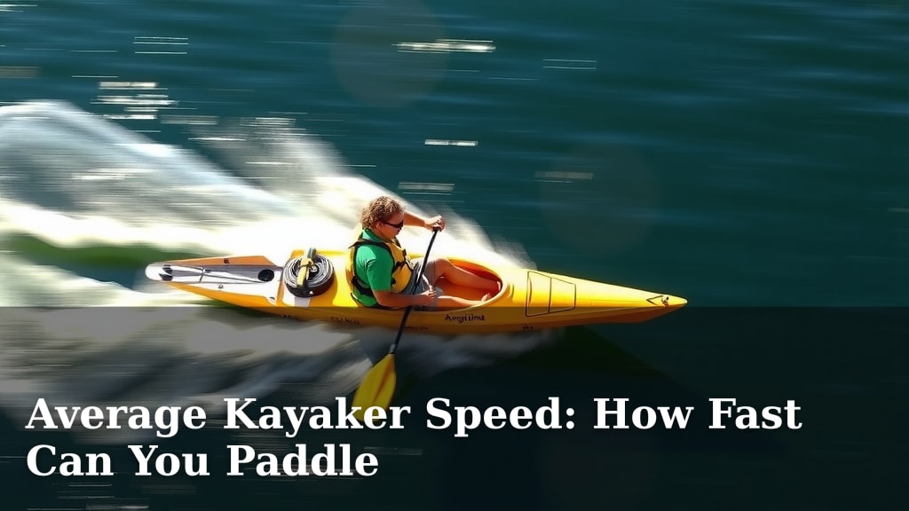 Average Kayaker Speed: How Fast Can You Paddle