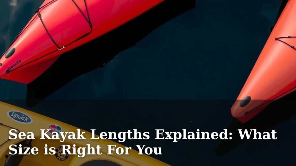 Sea Kayak Lengths Explained: What Size is Right For You