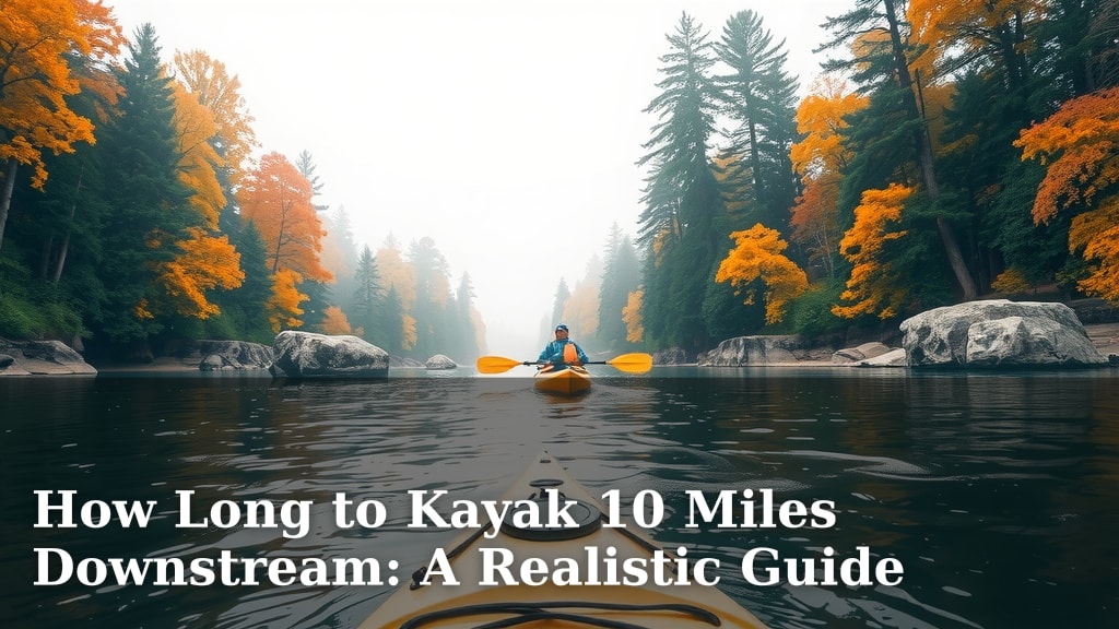 How Long to Kayak 10 Miles Downstream: A Realistic Guide