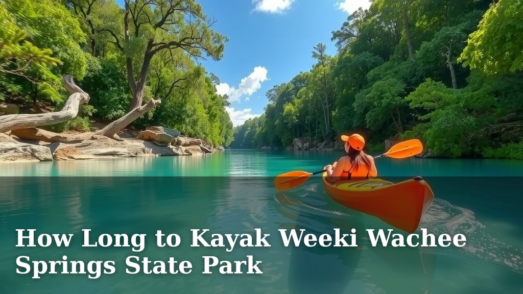 How Long to Kayak Weeki Wachee Springs State Park