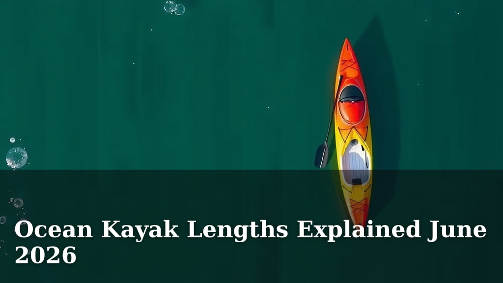 Ocean Kayak Lengths Explained June 2026