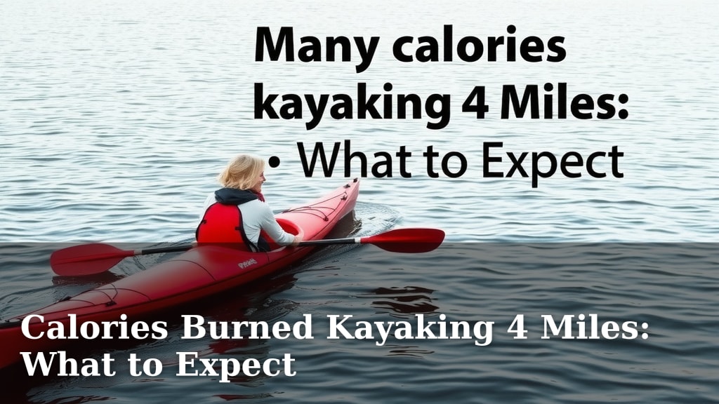 Calories Burned Kayaking 4 Miles: What to Expect