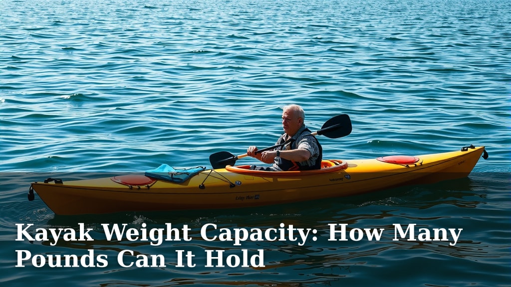Kayak Weight Capacity: How Many Pounds Can It Hold