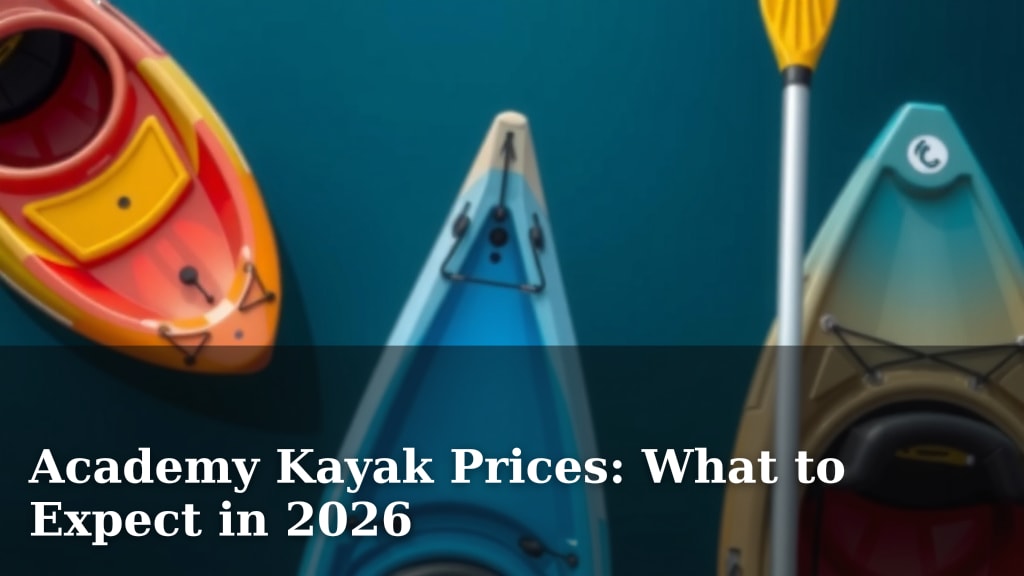 Academy Kayak Prices: What to Expect in 2026