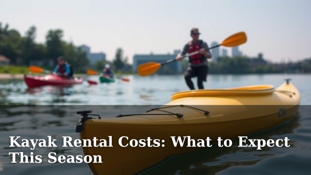 Kayak Rental Costs: What to Expect This Season