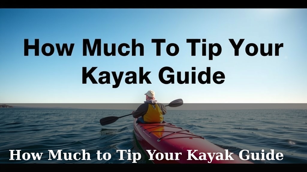 How Much to Tip Your Kayak Guide