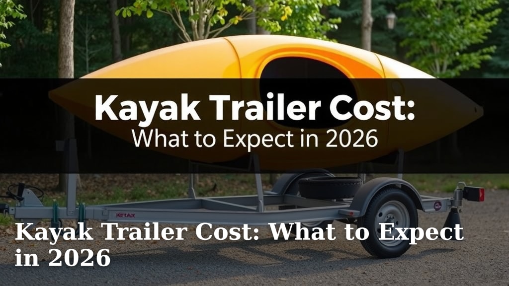 Kayak Trailer Cost: What to Expect in 2026