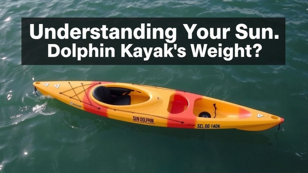 Understanding Your Sun Dolphin Kayak's Weight