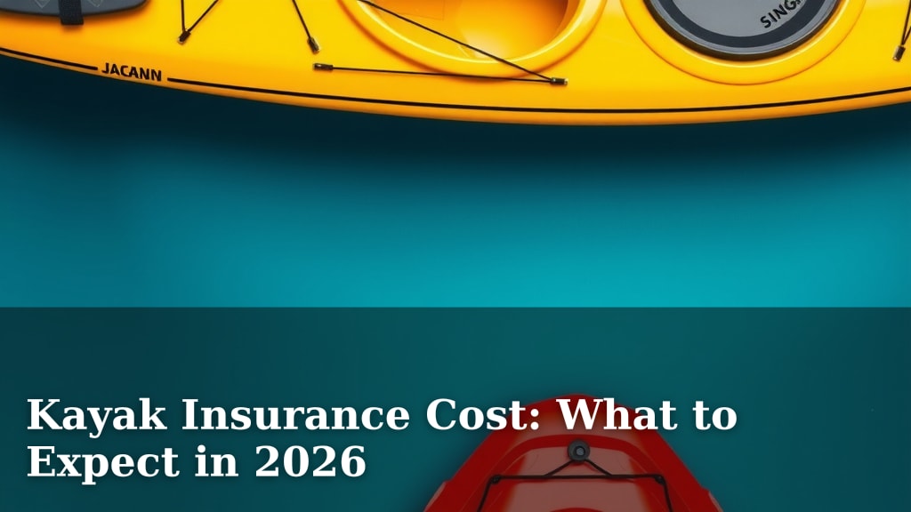 Kayak Insurance Cost: What to Expect in 2026