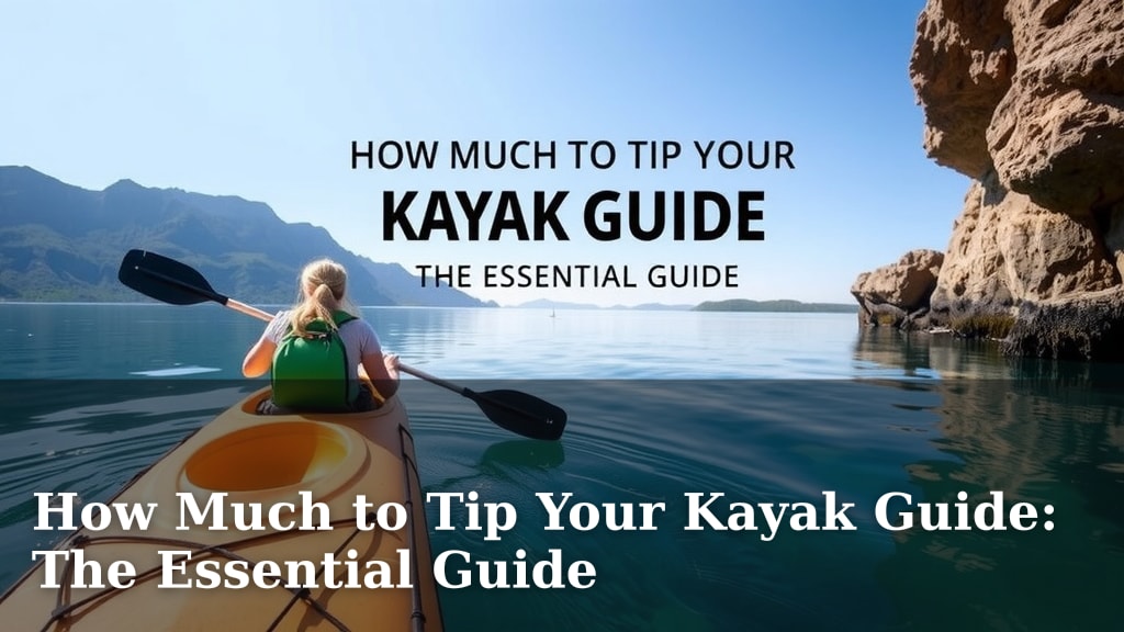 How Much to Tip Your Kayak Guide: The Essential Guide